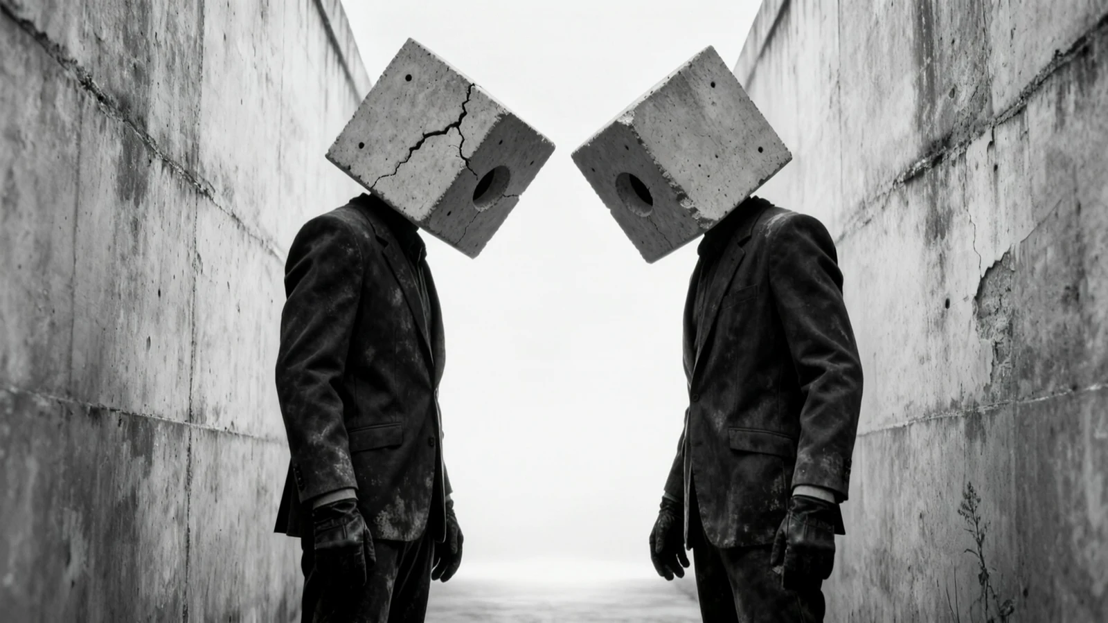 Face to face · the language of silence