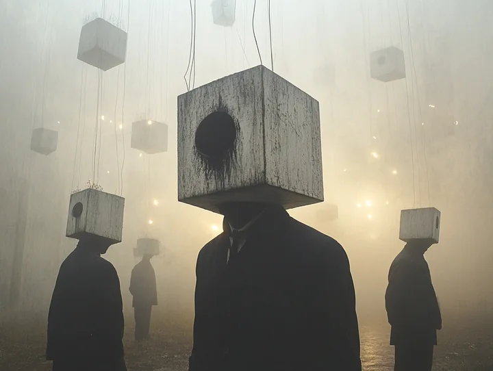 Assembled bodies · figures in waiting